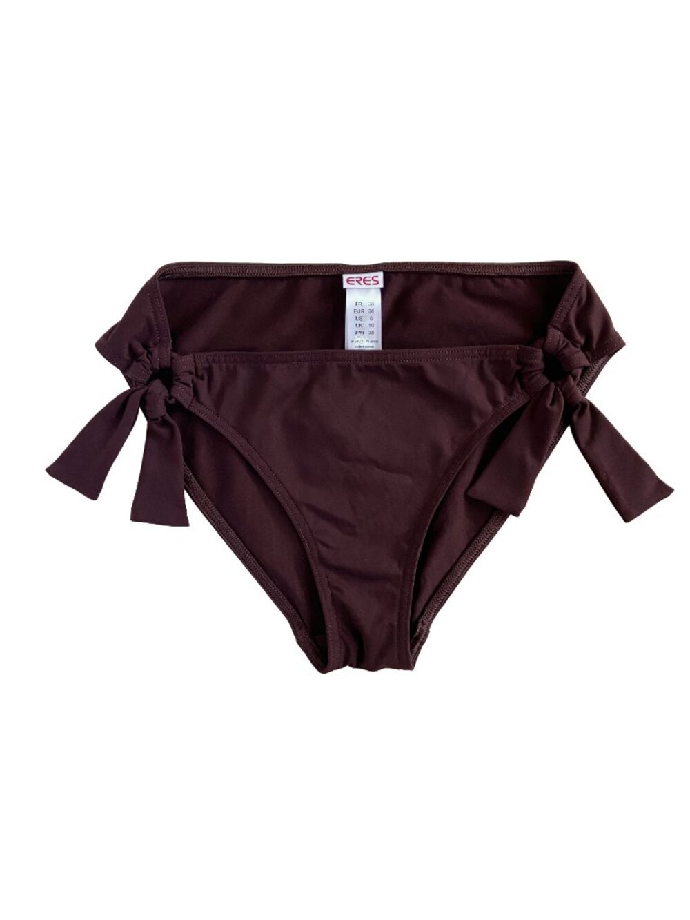 ERES PROFIT DUNI BIKINI BOTTOMS COCOA BROWN NWT 38 FR 4 6 US